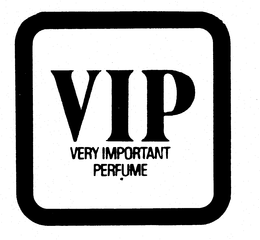 VIP VERY IMPORTANT PERFUME trademark