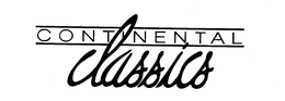 CONTINENTAL CLASSICS trademark