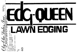 EDG-QUEEN LAWN EDGING trademark
