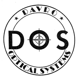 DAVRO OPTICAL SYSTEMS DOS trademark