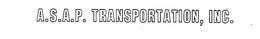 A.S.A.P. TRANSPORTATION, INC. trademark