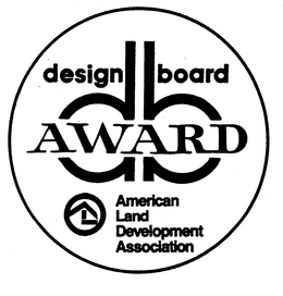 DESIGN BOARD AWARD AMERICAN LAND DEVELOPMENT ASSOCIATION DB trademark