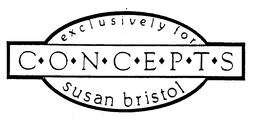 CONCEPTS EXCLUSIVELY FOR SUSAN BRISTOL trademark