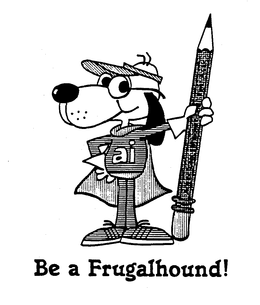AMERICAN INTERNATIONAL RENT A CAR AI BE A FRUGALHOUND ! trademark