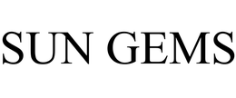 SUN GEMS trademark