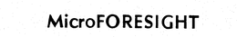 MICRO FORESIGHT trademark