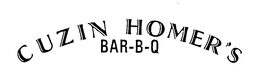 CUZIN HOMER'S BAR-B-Q trademark