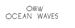 OW OCEAN WAVES trademark