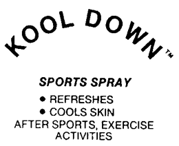 KOOL DOWN trademark