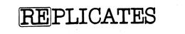 REPLICATES trademark