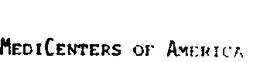 MEDICENTERS OF AMERICA trademark