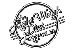 THE RIGHT WEIGH DIET PROGRAM trademark