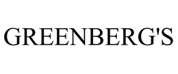 GREENBERG'S trademark