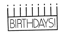 BIRTHDAYS! trademark