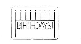BIRTHDAYS! trademark
