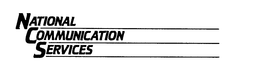 NATIONAL COMMUNICATION SERVICES trademark