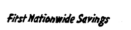 FIRST NATIONWIDE SAVINGS trademark