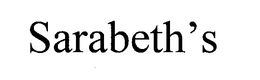 SARABETH'S trademark