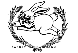 RABBIT RICE BRAND trademark