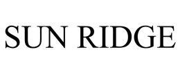 SUN RIDGE trademark