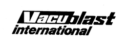 VACUBLAST INTERNATIONAL trademark