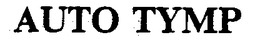 AUTO TYMP trademark