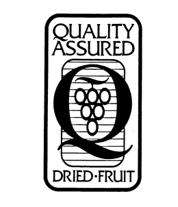 QUALITY ASSURED Q DRIED-FRUIT trademark