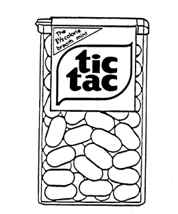 TIC TAC THE 1 1/2 CALORIE BREATH MINT trademark