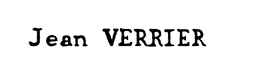 JEAN VERRIER trademark