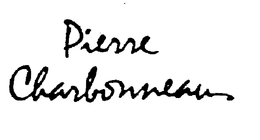 PIERRE CHARBONNEAU trademark