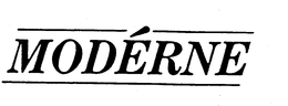 MODERNE trademark