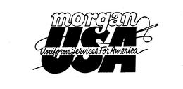 MORGAN USA UNIFORM SERVICES FOR AMERICA trademark