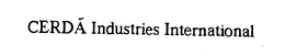 CERDA INDUSTRIES INTERNATIONAL trademark
