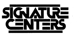 SIGNATURE CENTERS trademark