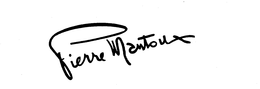 PIERRE MANTOUX trademark