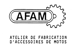 A.F.A.M. ATELIER DE FABRICATION D'ACCESSOIRES DE MOTOS trademark