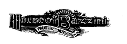 HOUSE OF BAZZINI FRUITION & NUTRITION trademark