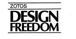 ZOTOS DESIGN FREEDOM trademark
