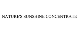 NATURE'S SUNSHINE CONCENTRATE trademark