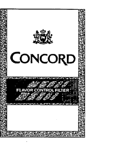 PM CONCORD FLAVOR CONTROL FILTER trademark