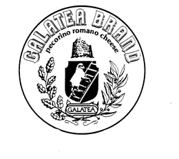 GALATEA BRAND PECORINO ROMANO CHEESE trademark