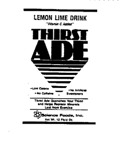 THIRST ADE trademark