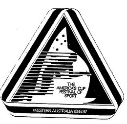 THE AMERICA'S CUP FESTIVAL OF SPORT WESTERN AUSTRALIA 1986-87 trademark