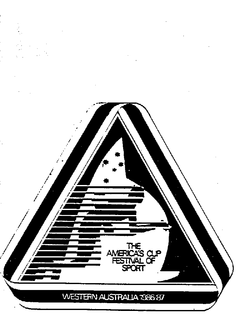 THE AMERICA'S CUP FESTIVAL OF SPORT WESTERN AUSTRALIA 1986-87 trademark