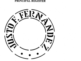 JUSTO F. FERNANDEZ trademark