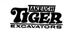 TAKEUCHI TIGER EXCAVATORS trademark
