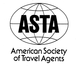 ASTA AMERICAN SOCIETY OF TRAVEL AGENTS trademark