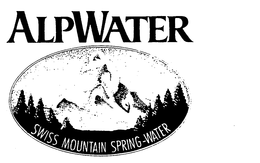 ALPWATER SWISS MOUNTAIN SPRING-WATER trademark
