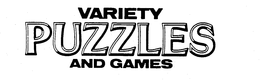 VARIETY PUZZLES AND GAMES trademark