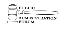 PUBLIC ADMINISTRATION FORUM trademark